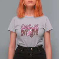 Football Mom T Shirt For Women Leopard Women Game Day Sunday Funday Rugby - Wonder Print Shop