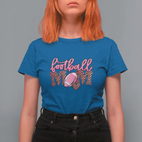 Football Mom T Shirt For Women Leopard Women Game Day Sunday Funday Rugby - Wonder Print Shop