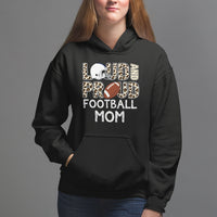 Football Mom Hoodie Loud And Proud Football Mom Rugby Helmet - Wonder Print Shop