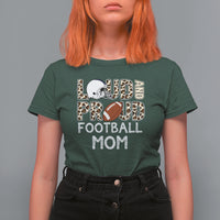 Football Mom T Shirt For Women Loud And Proud Football Mom Rugby Helmet - Wonder Print Shop
