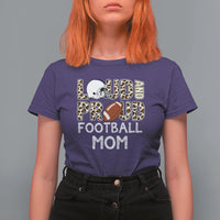 Football Mom T Shirt For Women Loud And Proud Football Mom Rugby Helmet - Wonder Print Shop