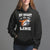 Football Mom Hoodie My Heart Is On That Line Rugby Player - Wonder Print Shop