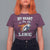 Football Mom T Shirt For Women My Heart Is On That Line Rugby Player - Wonder Print Shop