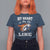 Football Mom T Shirt For Women My Heart Is On That Line Rugby Player - Wonder Print Shop