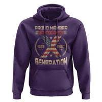 X Generation Hoodie Proud Member Of The F Your Feelings Gen X 1965 1981 Retro American Flag - Wonder Print Shop