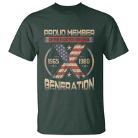 X Generation T Shirt Proud Member Of The F Your Feelings Gen X 1965 1981 Retro American Flag - Wonder Print Shop