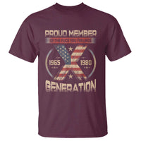 X Generation T Shirt Proud Member Of The F Your Feelings Gen X 1965 1981 Retro American Flag - Wonder Print Shop