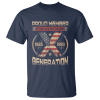 X Generation T Shirt Proud Member Of The F Your Feelings Gen X 1965 1981 Retro American Flag - Wonder Print Shop