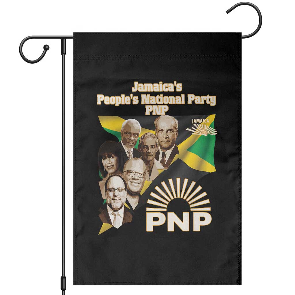 Jamaica People's National Party PNP Supporter Garden Flag Patriotic Political Leaders Tribute Jamaican Flag - Wonder Print Shop