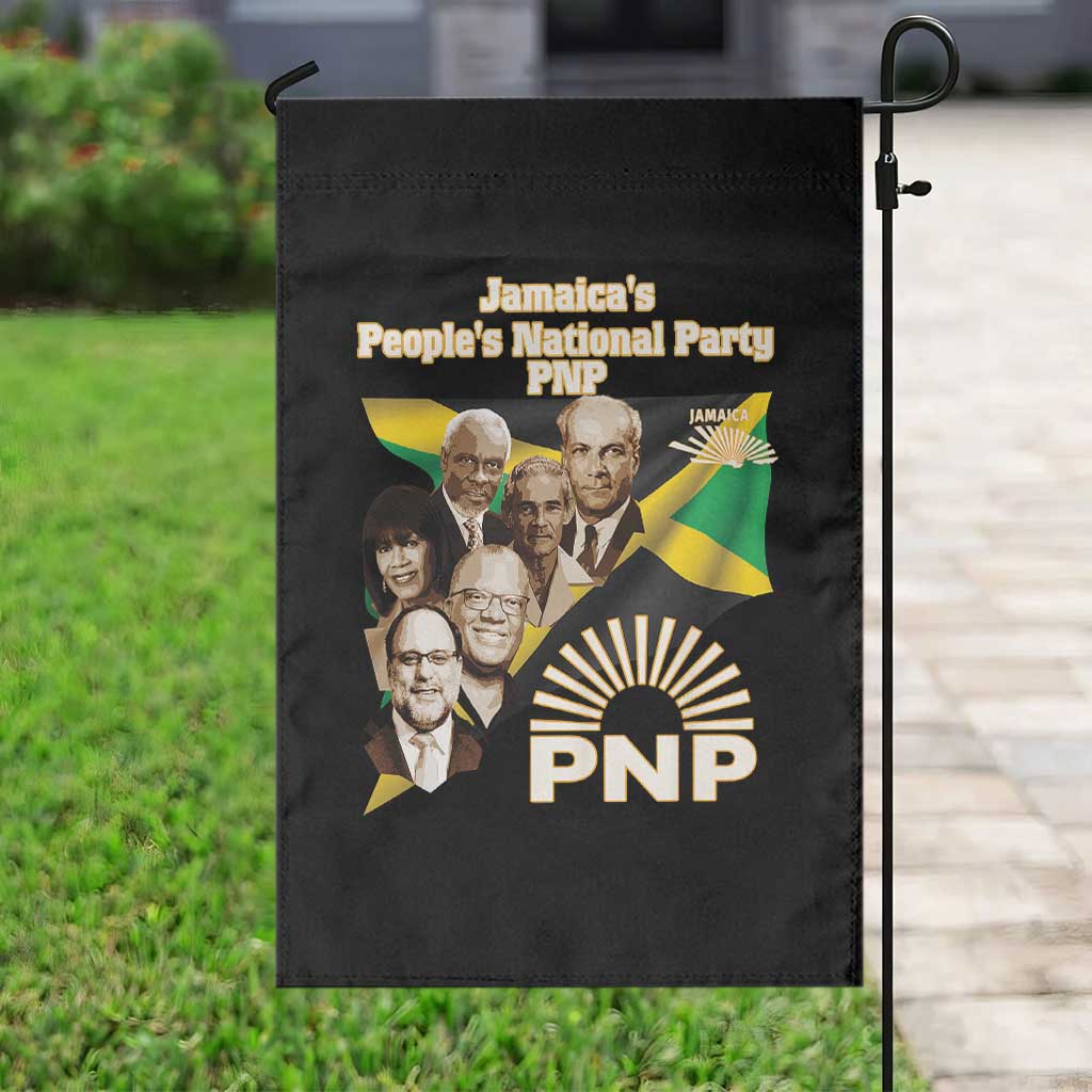 Jamaica People's National Party PNP Supporter Garden Flag Patriotic Political Leaders Tribute Jamaican Flag - Wonder Print Shop