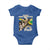 Jamaica People's National Party PNP Supporter Baby Onesie Patriotic Political Leaders Tribute Jamaican Flag - Wonder Print Shop