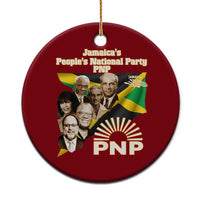 Jamaica People's National Party PNP Supporter Ceramic Ornament Patriotic Political Leaders Tribute Jamaican Flag - Wonder Print Shop