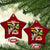 Jamaica People's National Party PNP Supporter Ceramic Ornament Patriotic Political Leaders Tribute Jamaican Flag - Wonder Print Shop