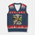 Jamaica People's National Party PNP Supporter V-Neck Knit Sweater Vest Patriotic Political Leaders Tribute Jamaican Flag - Wonder Print Shop