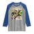Jamaica People's National Party PNP Supporter Raglan Shirt Patriotic Political Leaders Tribute Jamaican Flag - Wonder Print Shop