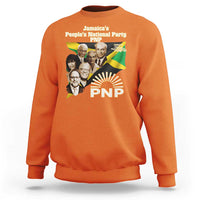 Jamaica People's National Party PNP Supporter Sweatshirt Patriotic Political Leaders Tribute Jamaican Flag - Wonder Print Shop
