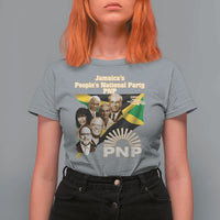 Jamaica People's National Party PNP Supporter T Shirt For Women Patriotic Political Leaders Tribute Jamaican Flag - Wonder Print Shop