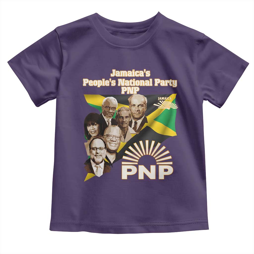 Jamaica People's National Party PNP Supporter Toddler T Shirt Patriotic Political Leaders Tribute Jamaican Flag - Wonder Print Shop