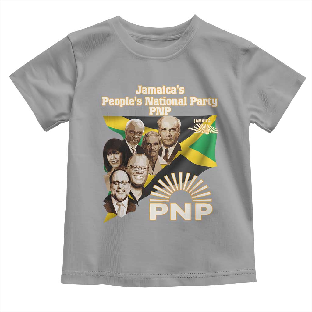 Jamaica People's National Party PNP Supporter Toddler T Shirt Patriotic Political Leaders Tribute Jamaican Flag - Wonder Print Shop