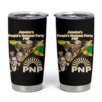 Jamaica People's National Party PNP Supporter Tumbler Cup Patriotic Political Leaders Tribute Jamaican Flag - Wonder Print Shop