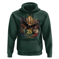 Patriotic American Eagle 9 11 Memorial 25th Anniversary Hoodie 25 Years 2021 2026 Never Forget
