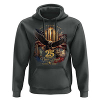 Patriotic American Eagle 9 11 Memorial 25th Anniversary Hoodie 25 Years 2021 2026 Never Forget