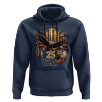 Patriotic American Eagle 9 11 Memorial 25th Anniversary Hoodie 25 Years 2021 2026 Never Forget