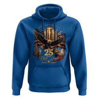 Patriotic American Eagle 9 11 Memorial 25th Anniversary Hoodie 25 Years 2021 2026 Never Forget
