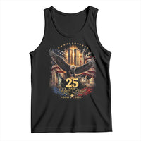 Patriotic American Eagle 9 11 Memorial 25th Anniversary Tank Top 25 Years 2021 2026 Never Forget
