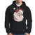 Vintage Christmas Santa Claus Face Xmas Funny Old Fashioned Hoodie - Wonder Print Shop