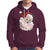 Vintage Christmas Santa Claus Face Xmas Funny Old Fashioned Hoodie - Wonder Print Shop