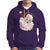 Vintage Christmas Santa Claus Face Xmas Funny Old Fashioned Hoodie - Wonder Print Shop
