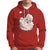 Vintage Christmas Santa Claus Face Xmas Funny Old Fashioned Hoodie - Wonder Print Shop