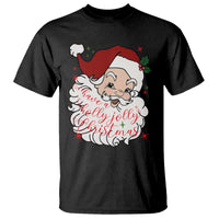 Vintage Christmas Santa Claus Face Xmas Funny Old Fashioned T Shirt - Wonder Print Shop