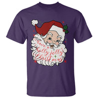 Vintage Christmas Santa Claus Face Xmas Funny Old Fashioned T Shirt - Wonder Print Shop