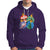 Retro Groovy Merry Christmas Ornament Ho Ho Ho Hoodie - Wonder Print Shop