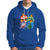 Retro Groovy Merry Christmas Ornament Ho Ho Ho Hoodie - Wonder Print Shop