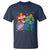 Retro Groovy Merry Christmas Ornament Ho Ho Ho T Shirt - Wonder Print Shop