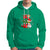 Retro Groovy Christmas Ho Ho Ho Reindeer Disco Ball Santa Xmas Hoodie - Wonder Print Shop
