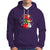 Retro Groovy Christmas Ho Ho Ho Reindeer Disco Ball Santa Xmas Hoodie - Wonder Print Shop