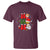 Retro Groovy Christmas Ho Ho Ho Reindeer Disco Ball Santa Xmas T Shirt - Wonder Print Shop