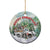 Gnome Christmas Ceramic Ornament Merry Christmas Pickup Truck Gnomies - Wonder Print Shop