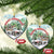 Gnome Christmas Ceramic Ornament Merry Christmas Pickup Truck Gnomies - Wonder Print Shop