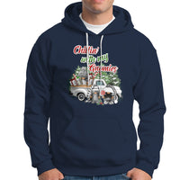 Gnome Christmas Hoodie Chillin With My Gnomies Xmas Truck - Wonder Print Shop