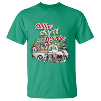 Gnome Christmas T Shirt Chillin With My Gnomies Xmas Truck - Wonder Print Shop