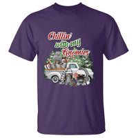 Gnome Christmas T Shirt Chillin With My Gnomies Xmas Truck - Wonder Print Shop