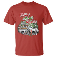 Gnome Christmas T Shirt Chillin With My Gnomies Xmas Truck - Wonder Print Shop