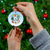 Christmas 2023 Ceramic Ornament Tis The Season Xmas Vibe - Wonder Print Shop