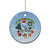 Christmas 2023 Ceramic Ornament Tis The Season Xmas Vibe - Wonder Print Shop