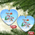 Christmas 2023 Ceramic Ornament Joy To The World - Wonder Print Shop
